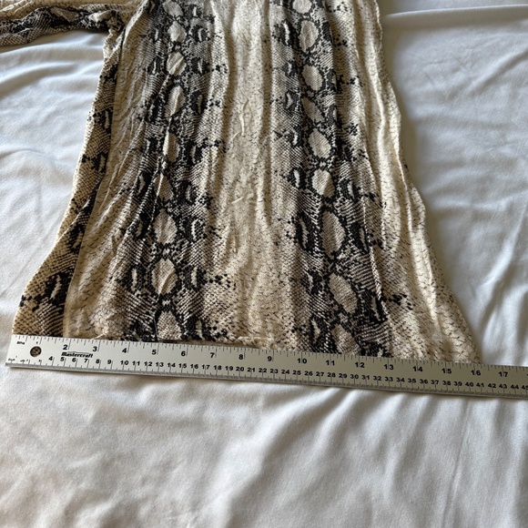 Women's Palazzo Capri Jumpsuit Snakeskin Print Size S Spaghetti Strap Festival - Picture 12 of 16